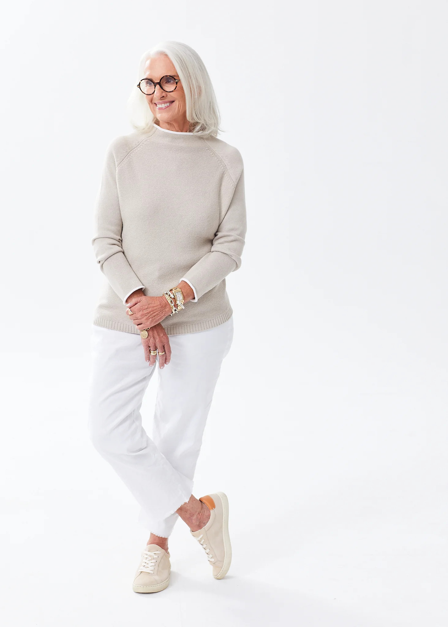 The Cotton Mock Neck | Alice Walk