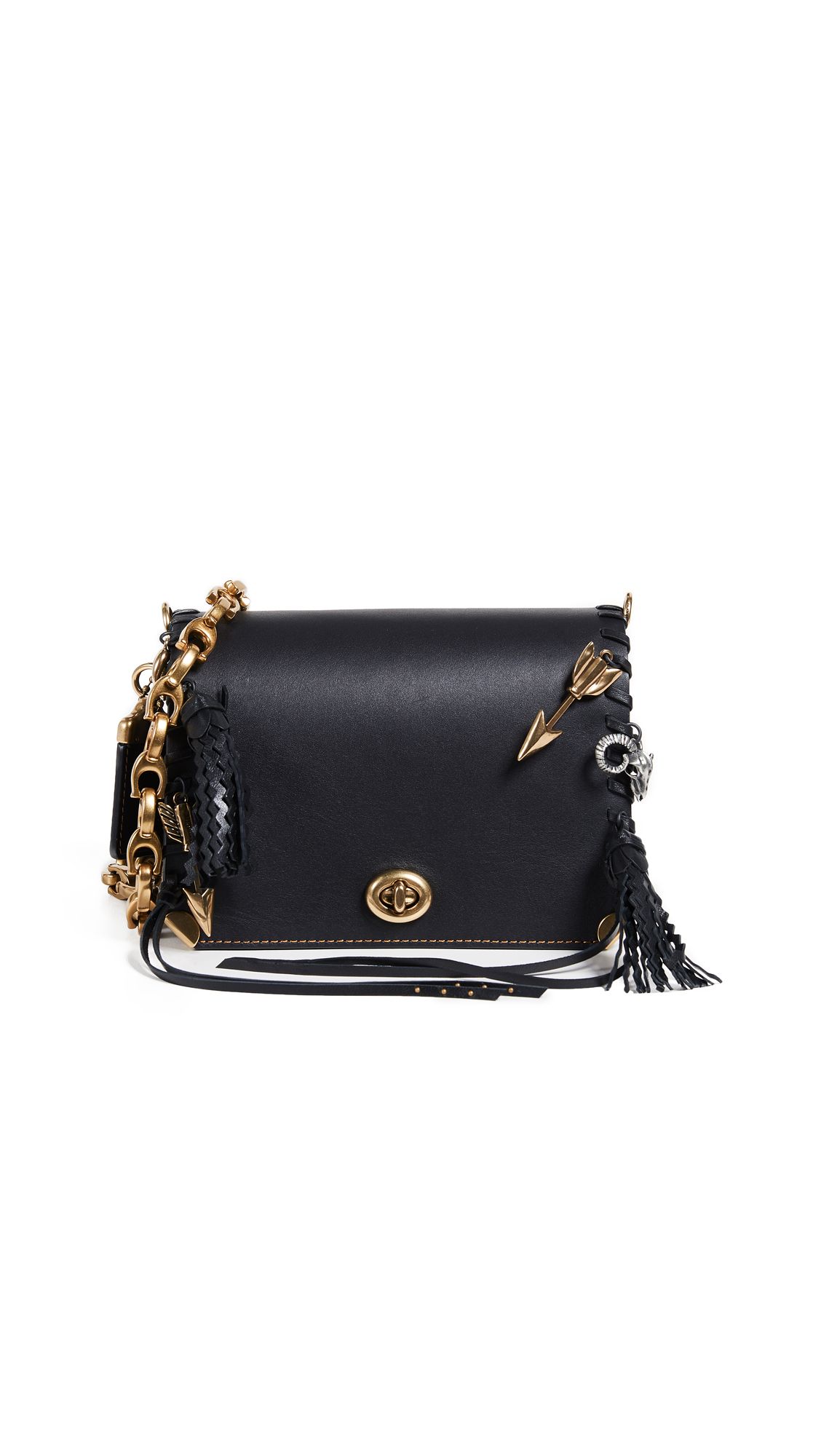 Coach 1941 Dinky 19 Crossbody Bag with Charms and Leather Strap | Shopbop
