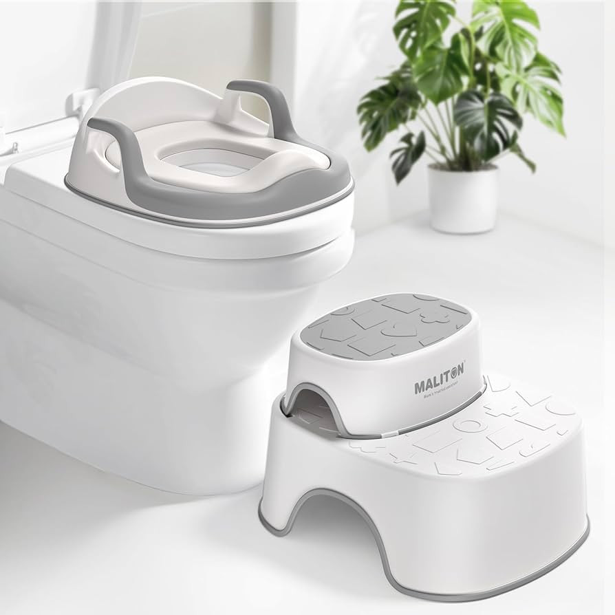 Maliton Baby Potty Training Seat with Step Stool, Potty Training Toilet for Boys Girls, Anti-Slip... | Amazon (US)
