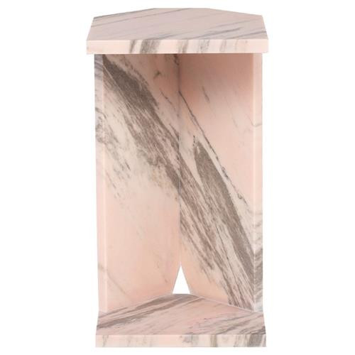 Gabriella Modern Classic Rosa Marble Side-C Table | Kathy Kuo Home