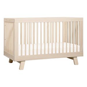 Hudson 3-in-1 Convertible Crib & Toddler Bed Conversion Kit Washed Natural | Homesquare