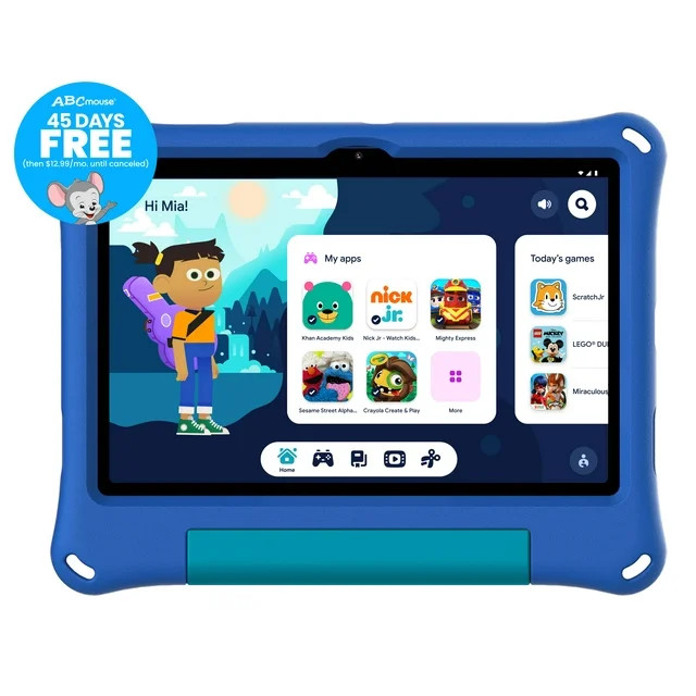 onn. 10.1" Kids Tablet, 32GB, (2024 Model) - Blue - Walmart.com | Walmart (US)