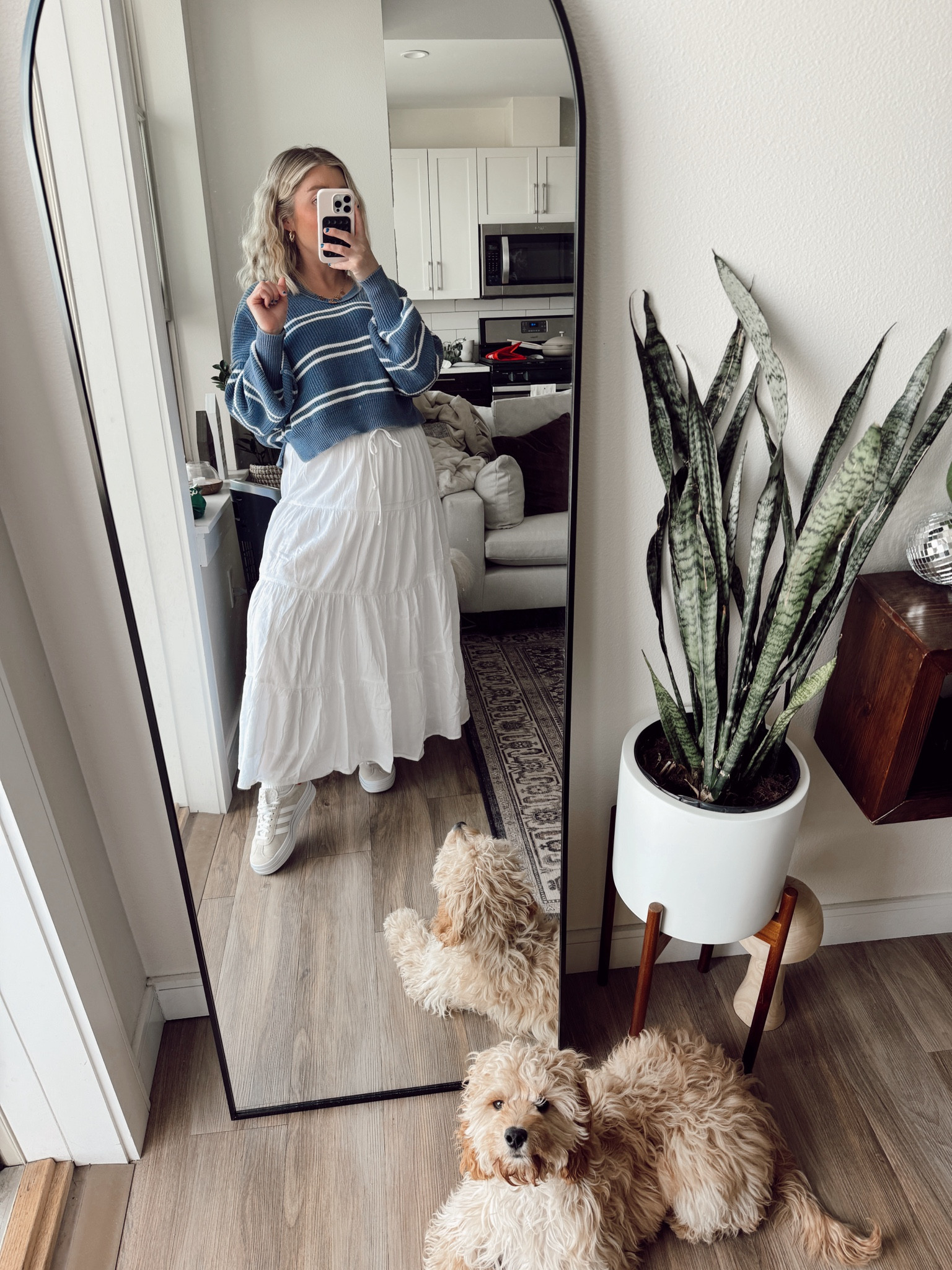 my go-to spring outfit. this skirt is a staple must. 🦋

#LTKsalealert #LTKSeasonal #LTKshoecrush