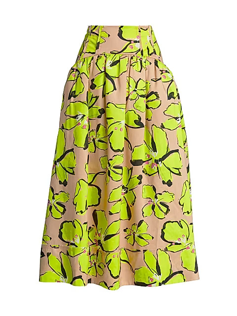 Pelicano Horizon Floral Midi Skirt | Saks Fifth Avenue