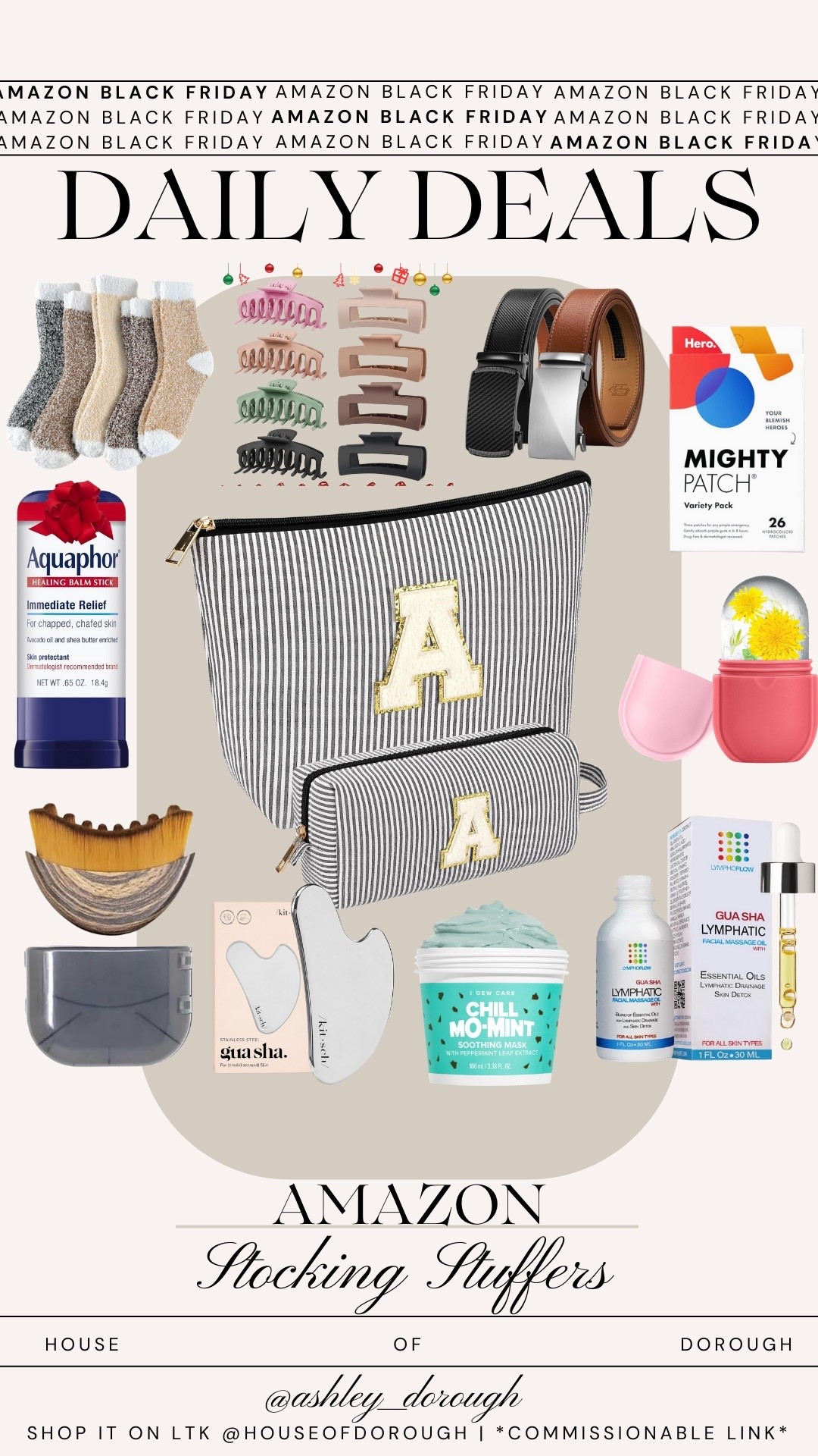 Amazon stocking stuffers on sale!

Amazon finds, gift guide, stocking stuffers, gifts for her, holiday gift ideas

#LTKGiftGuide #LTKCyberWeek #LTKSaleAlert