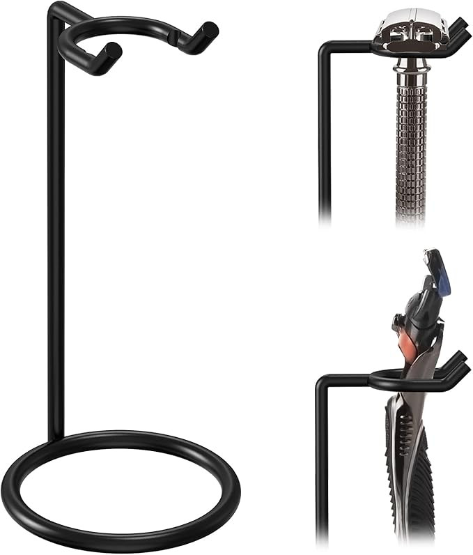 Linkidea Stainless Steel Safety Razor Stand, Men's Travel Shaving Razor Holder, Compatible with G... | Amazon (US)