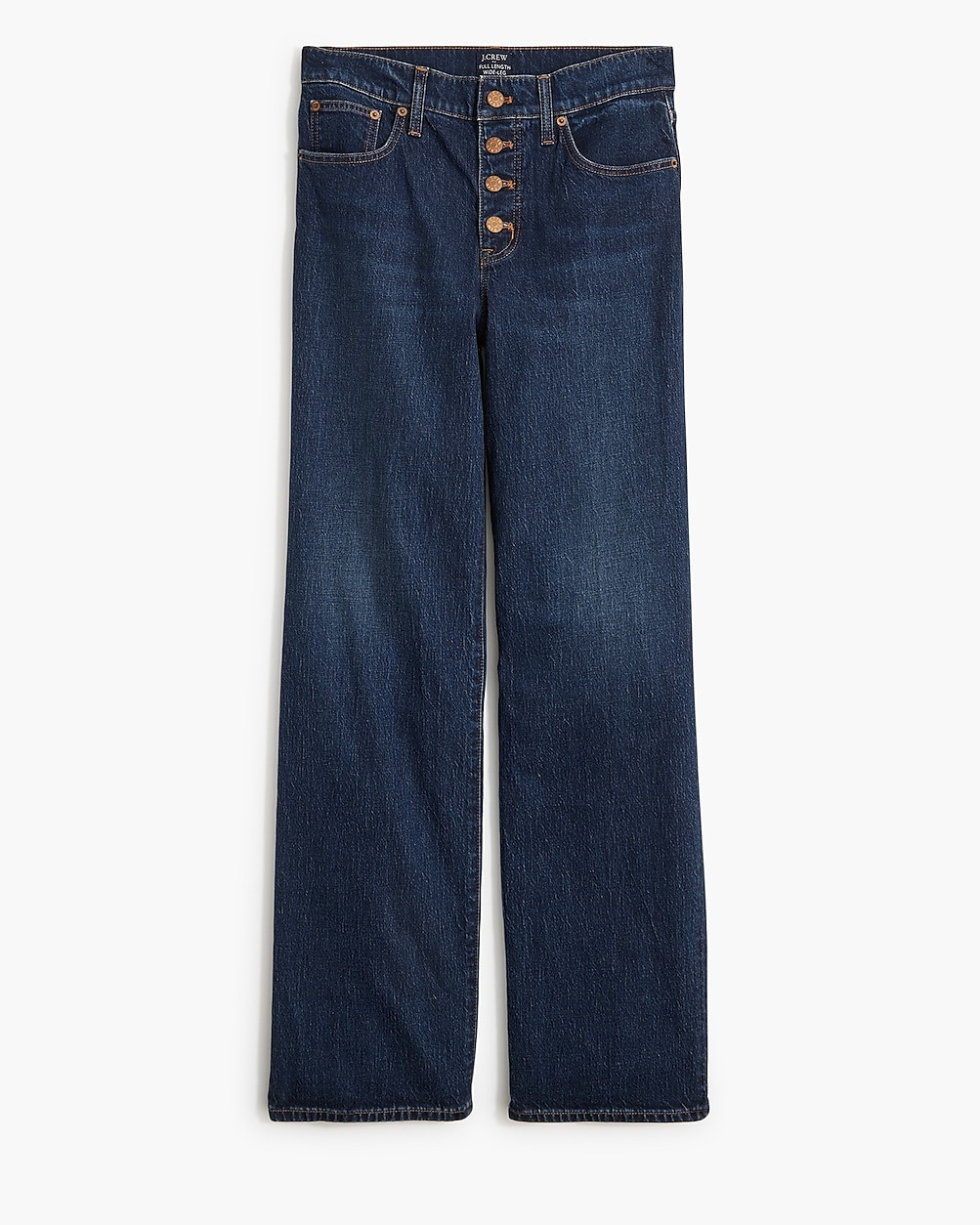 Full-length wide-leg jean in all-day stretch | J.Crew Factory
