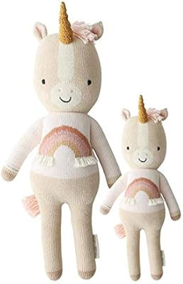 CUDDLE + KIND Zara The Unicorn Little 13" Hand-Knit Doll – 1 Doll = 10 Meals, Fair Trade, Heirl... | Amazon (US)