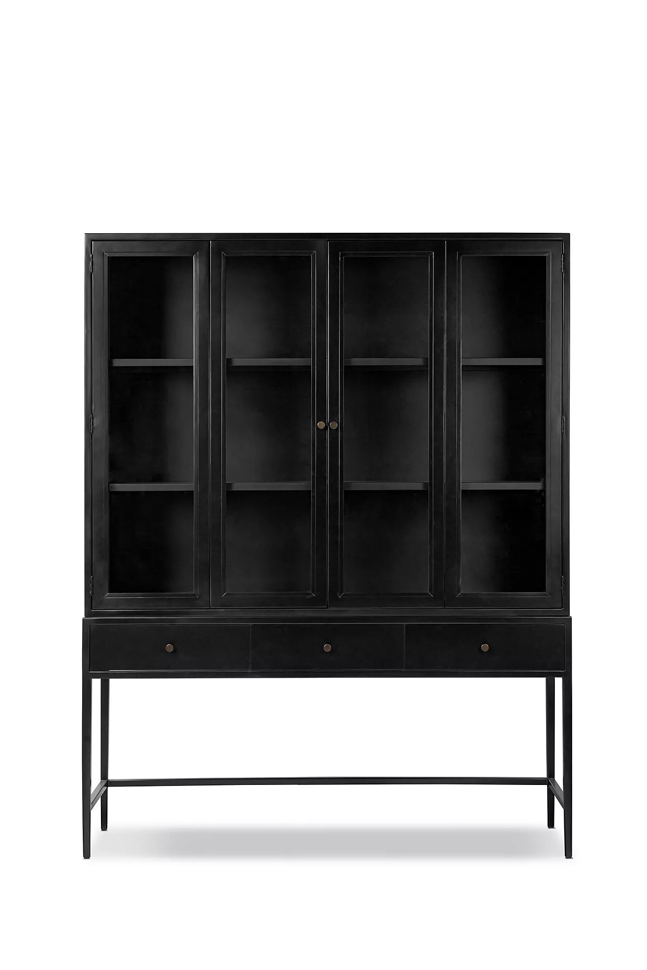 Jimi Geometric Iron Storage Cabinet | Anthropologie (US)