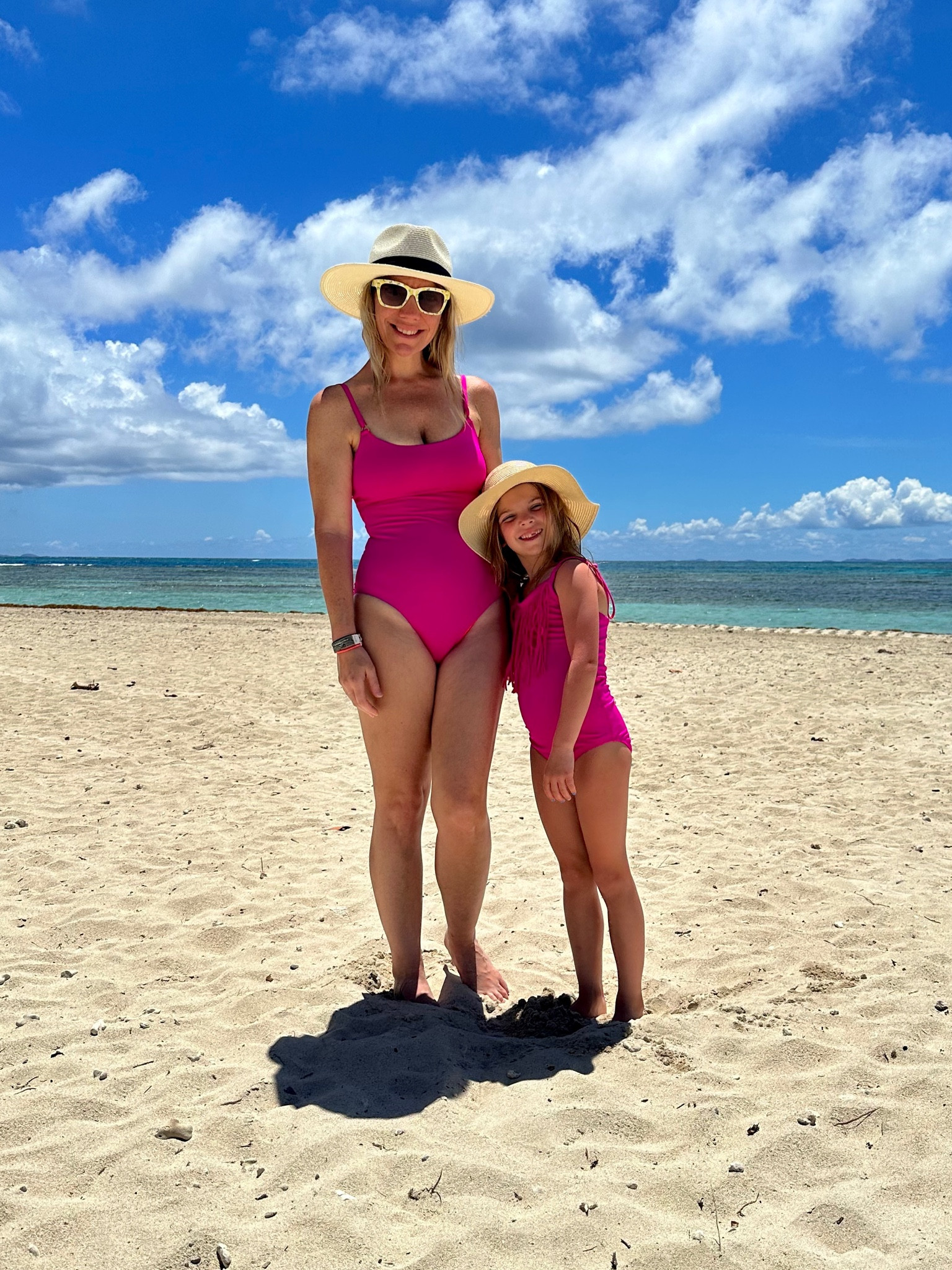 Beach day with my mini in our matching fuchsia swimsuits!  

#LTKSeasonal #LTKswim #LTKtravel