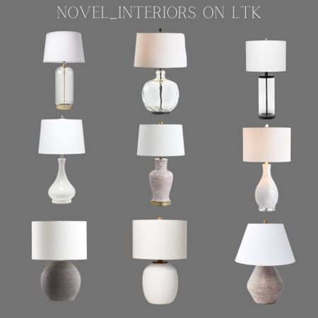 These lamps are some of my favorites! Great for styling.l and very affordable!

#LTKfamily #LTKhome #LTKsalealert