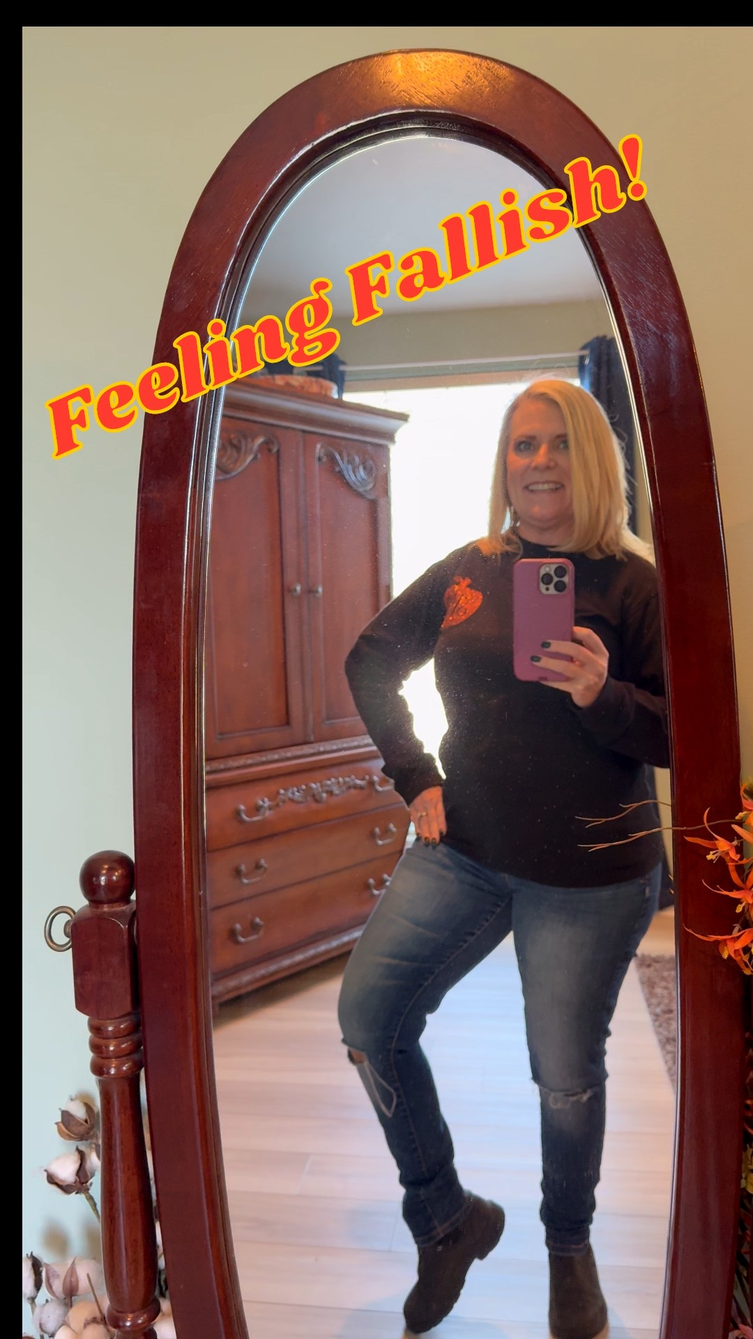 Somedays you just feel 🍁🍂 fall, whether the weather is complying or not at 77! 🙃

These are my favorite boots no matter the weather nor the outfit! Boots are grey, but I have them in brown, too! 

#LTKdayinmylife #LTKOver40 #LTKSeasonal