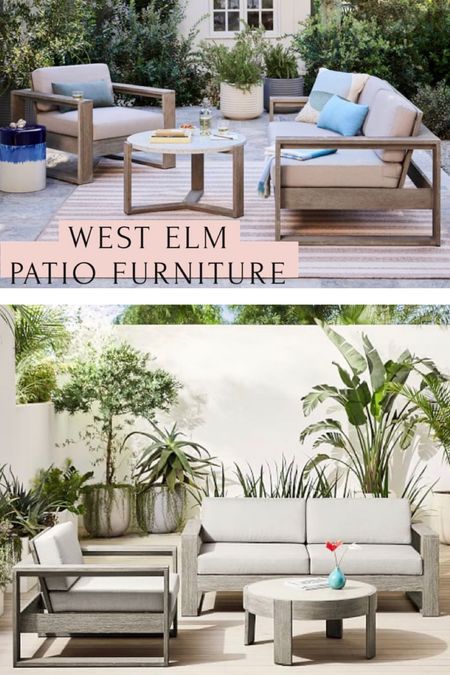 Create your perfect oasis with these gorgeous patio furniture finds from West Elm! #outdoorfurniture #patiofurniture #patio 

#LTKfamily #LTKhome #LTKSeasonal