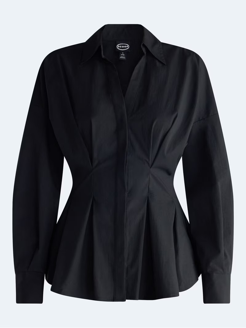 Scoop Women's and Women's Plus Pleated Shirt with Dolman Sleeves, Sizes XS-4X | Walmart (US)