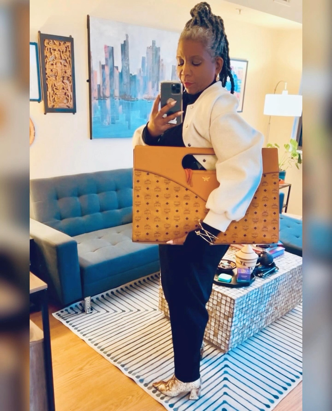 Inspired by my art school dreams, and vintage pieces from deep in my closet.  Check out my Poshmark picks to recreate this look.  #vintage #upcycle #mcmworldwide

#LTKshoecrush #LTKmidsize #LTKstyletip