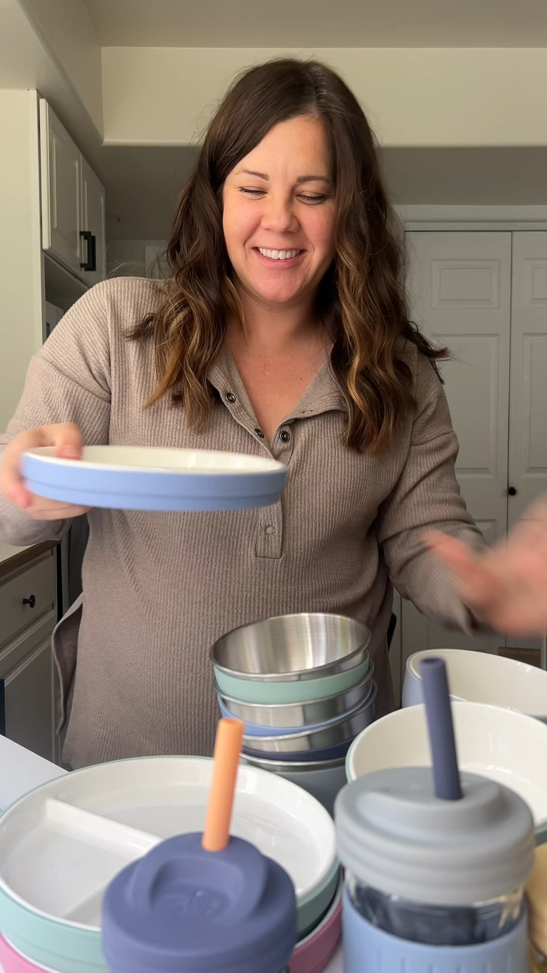 The best kids dishes and cups! They have glass, porcelain, and stainless steel options with silicone sleeves 🌿

#LTKFamily #LTKKids