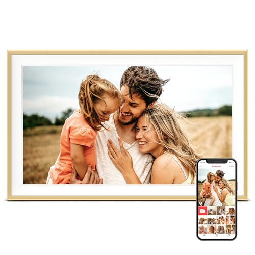 Digital Picture Frame, Frameo 15.6 inch Large Digital Photo Frame Wifi, 32GB Capacity, 1920*1080 ... | Amazon (US)