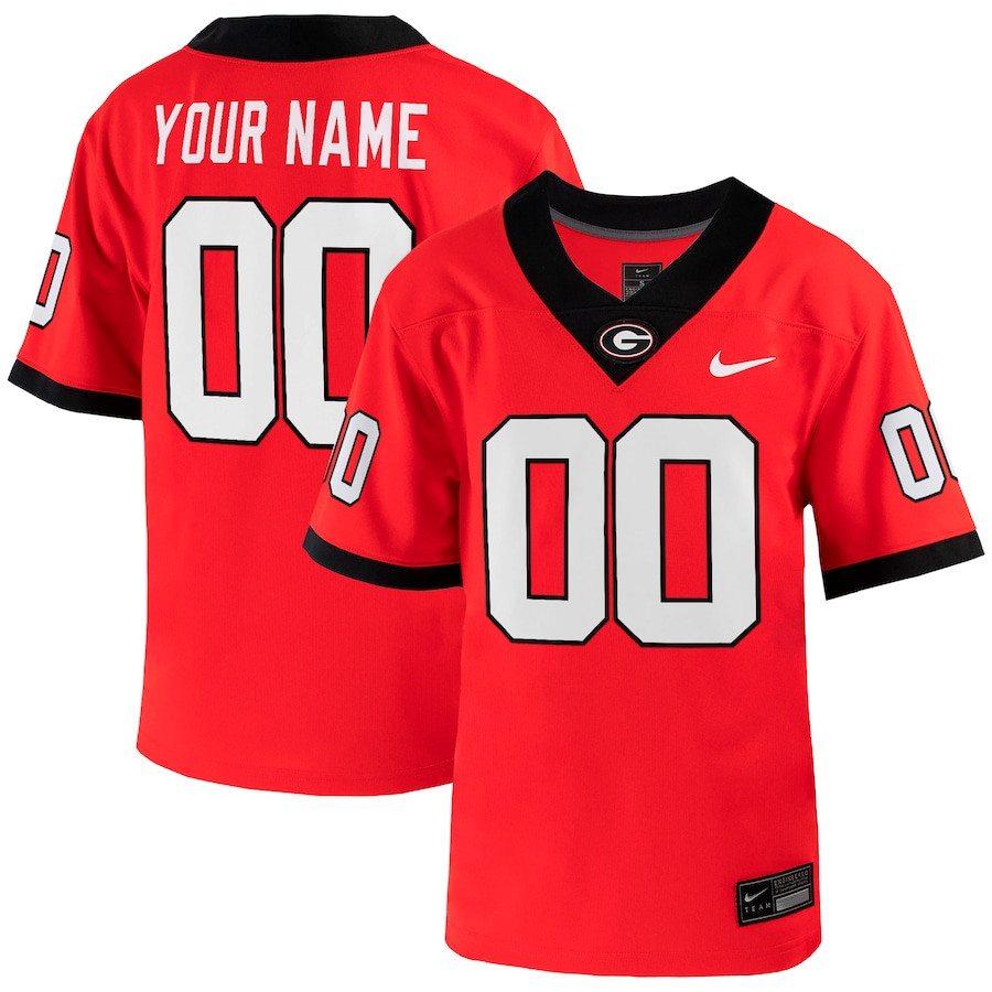 Georgia Bulldogs Nike Youth  Custom Football Game Jersey – Red | Fanatics