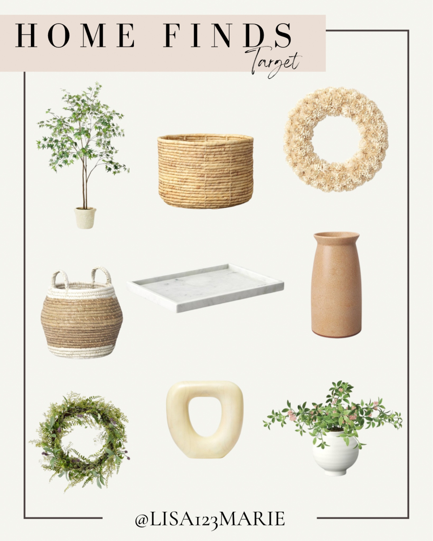 Target home decor. Spring home decor. Neutral home decor. 

#LTKunder50 #LTKFind #LTKhome