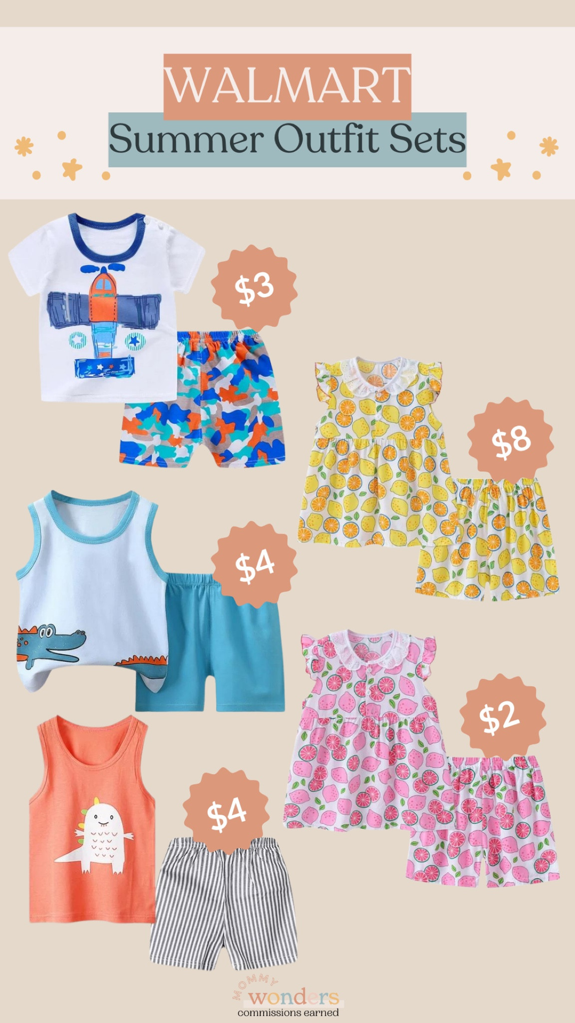 Walmart spring into summer outfit sets under $10!

#LTKkids #LTKSeasonal #LTKbaby