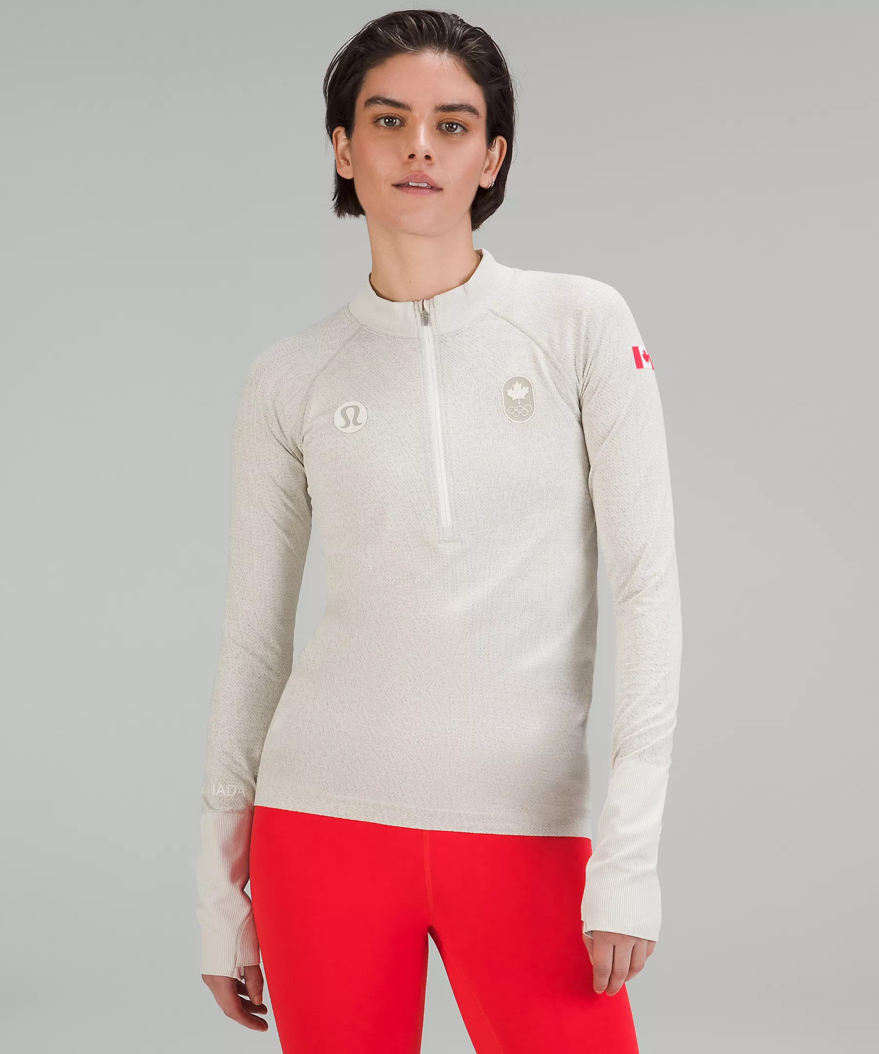 Team Canada Swiftly Tech Half Zip 2.0 *COC Logo | Women's Long Sleeve Shirts | lululemon | lululemon (CA)