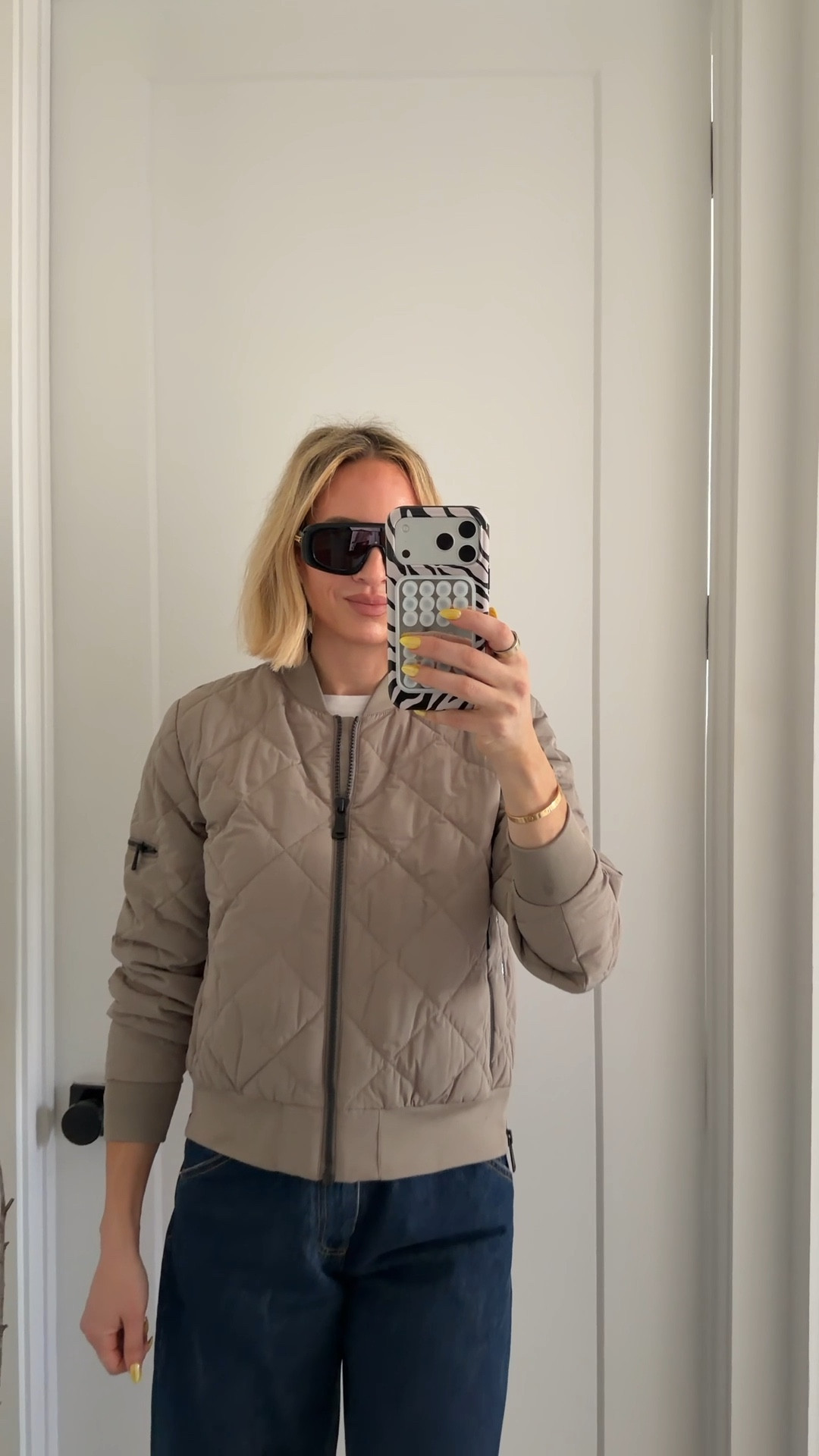 Wearing a medium in this jacket. It’s a perfect lightweight spring jacket. Also jeans, run TTS. Tall girl friendly! ￼


@Alp N Rock 

#LTKTall #LTKOver40 #LTKSeasonal