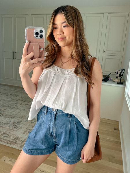 Loving all of the new arrivals at @madewell right now!! They have so many great shorts for summer 🥰 linked my favorites here!! #ad #madewellpartner #madewell 

#LTKxMadewell #LTKSeasonal #LTKfindsunder100