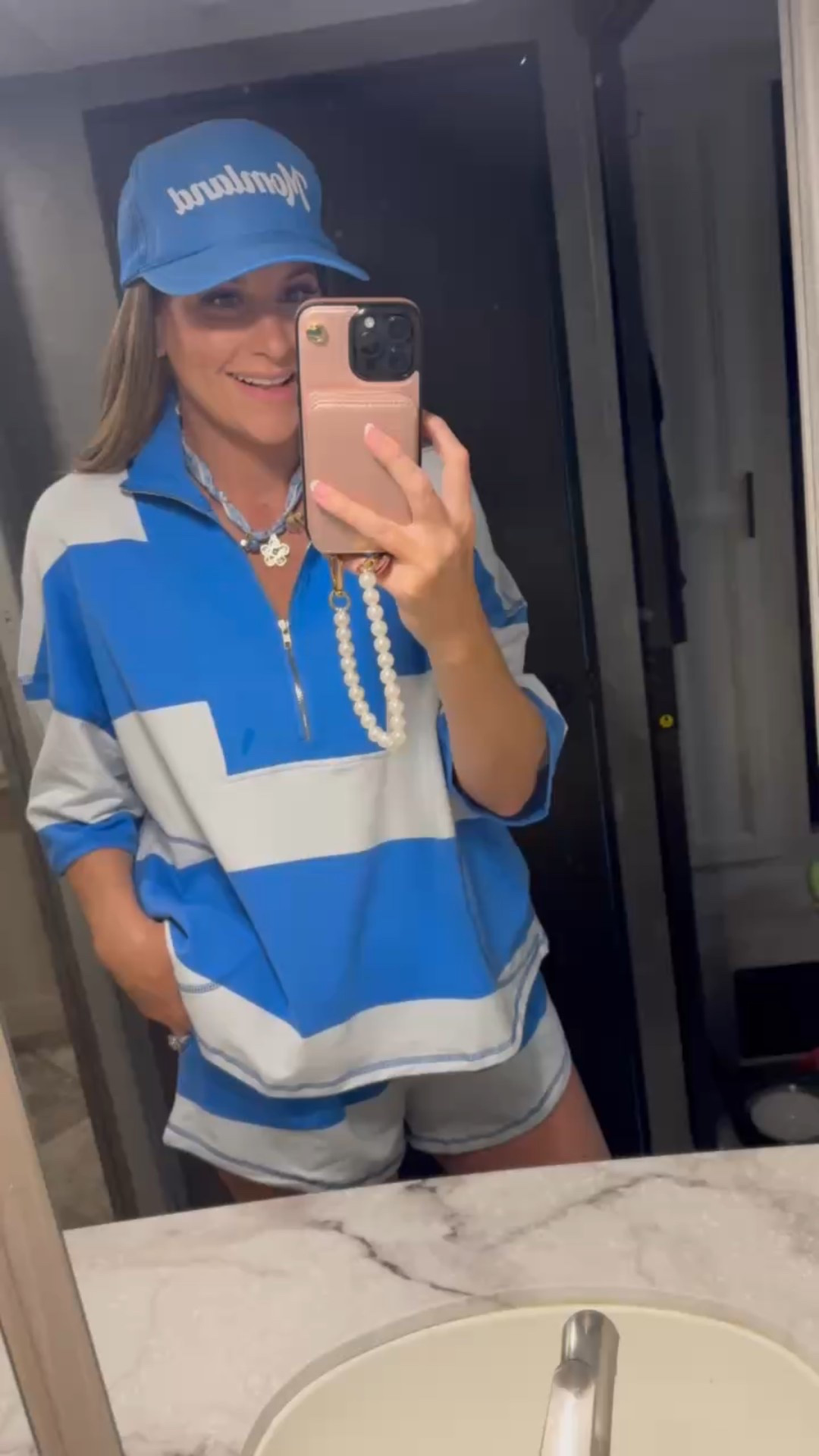 Camping ootd! In a medium 2 piece lounge set, necklace, hat and accessories- fits tts.

#LTKFindsUnder50 #LTKStyleTip #LTKSeasonal