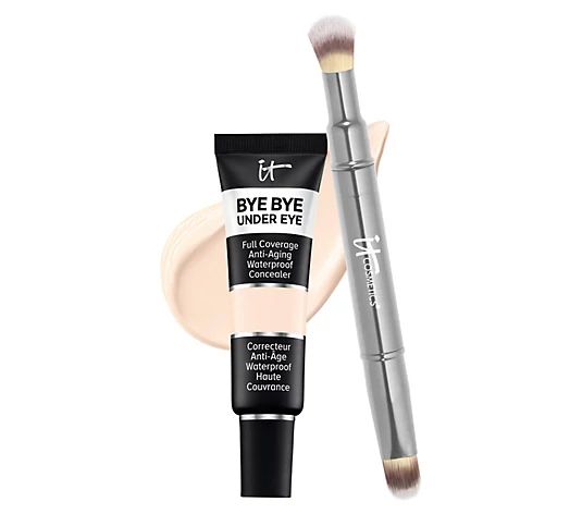 IT Cosmetics Bye Bye Under Eye Concealer with Brush | QVC
