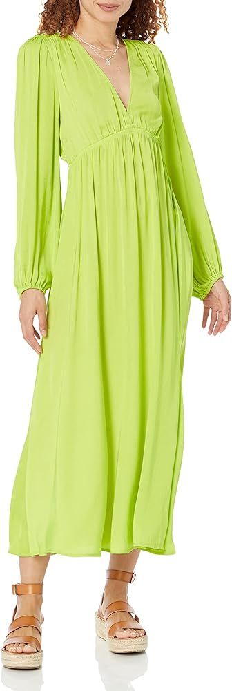 The Drop Women's Shelly Deep V-Neck Long Sleeve Maxi Dress | Amazon (US)