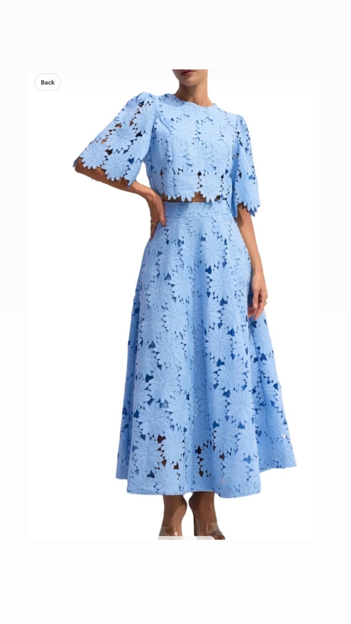 This #skirtset is polished with flare love this #blue that so on #trend #set #vacationstyle #resortstylr

#LTKSaleAlert #LTKootd #LTKTall