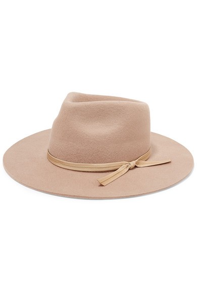 The Zulu grosgrain-trimmed wool-felt fedora | NET-A-PORTER (UK & EU)