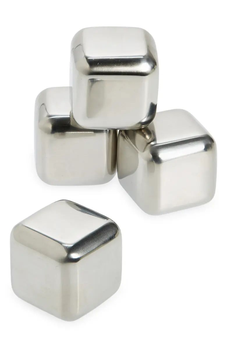 Set of 4 Stainless Steel Ice Cubes | Nordstrom