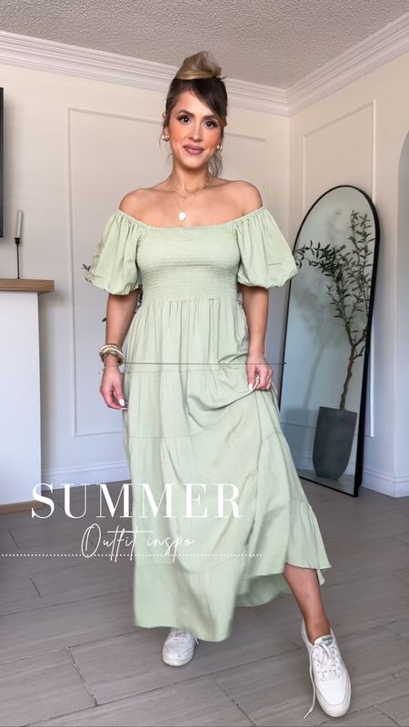 Pastel green spring/summer dress ☀️

✔️ wearing Small

#LTKfindsunder50 #LTKU #LTKstyletip