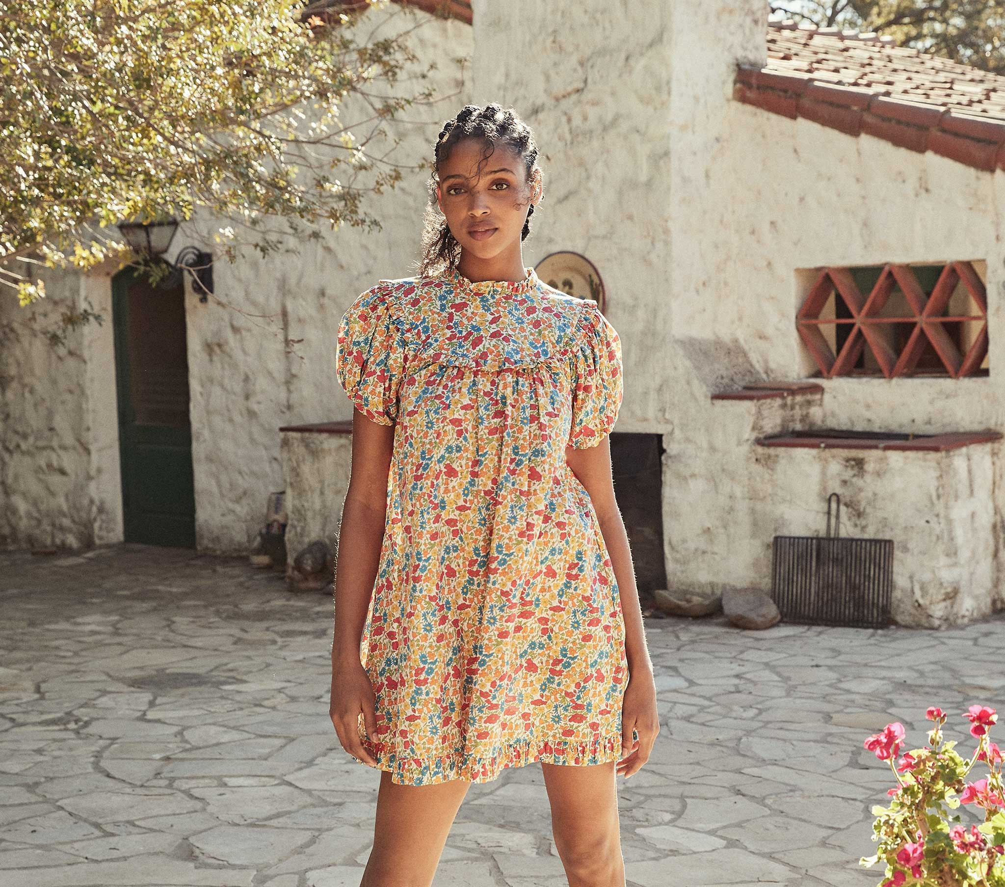 ALICE DRESS -- POPPY & DAISY FLORAL | DOEN