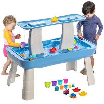 GoSports Water Table with Pump for Toddlers Ages 1.5 - 4 Years - Outdoor Water Play Table for Kids with Integrated Circulating Water Pump | Wayfair North America