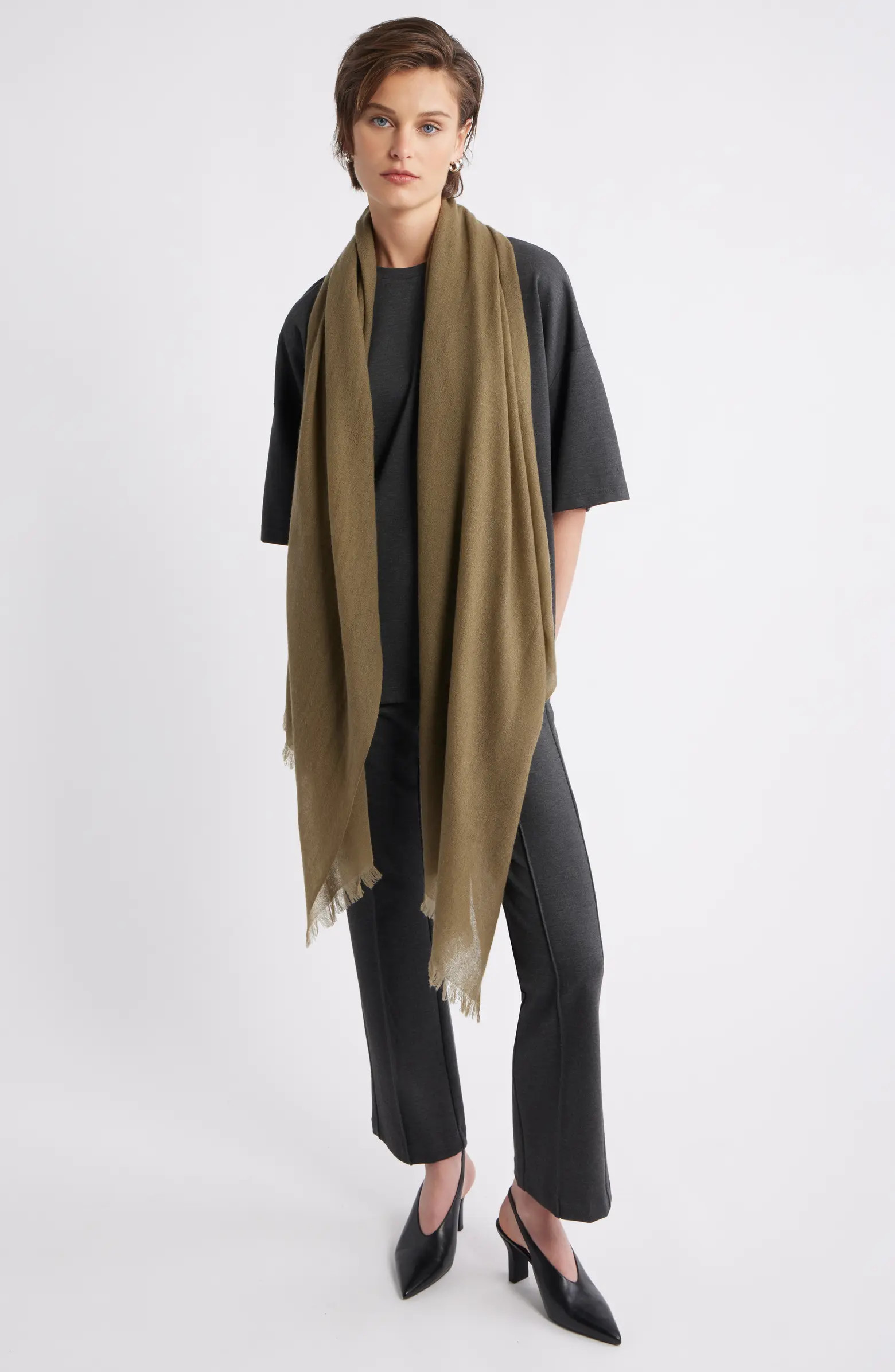 Nordstrom Textured Cashmere Scarf | Nordstrom | Nordstrom