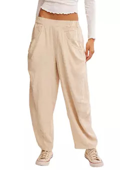 High Road Solid Pull-On Barrel Pants | Belk