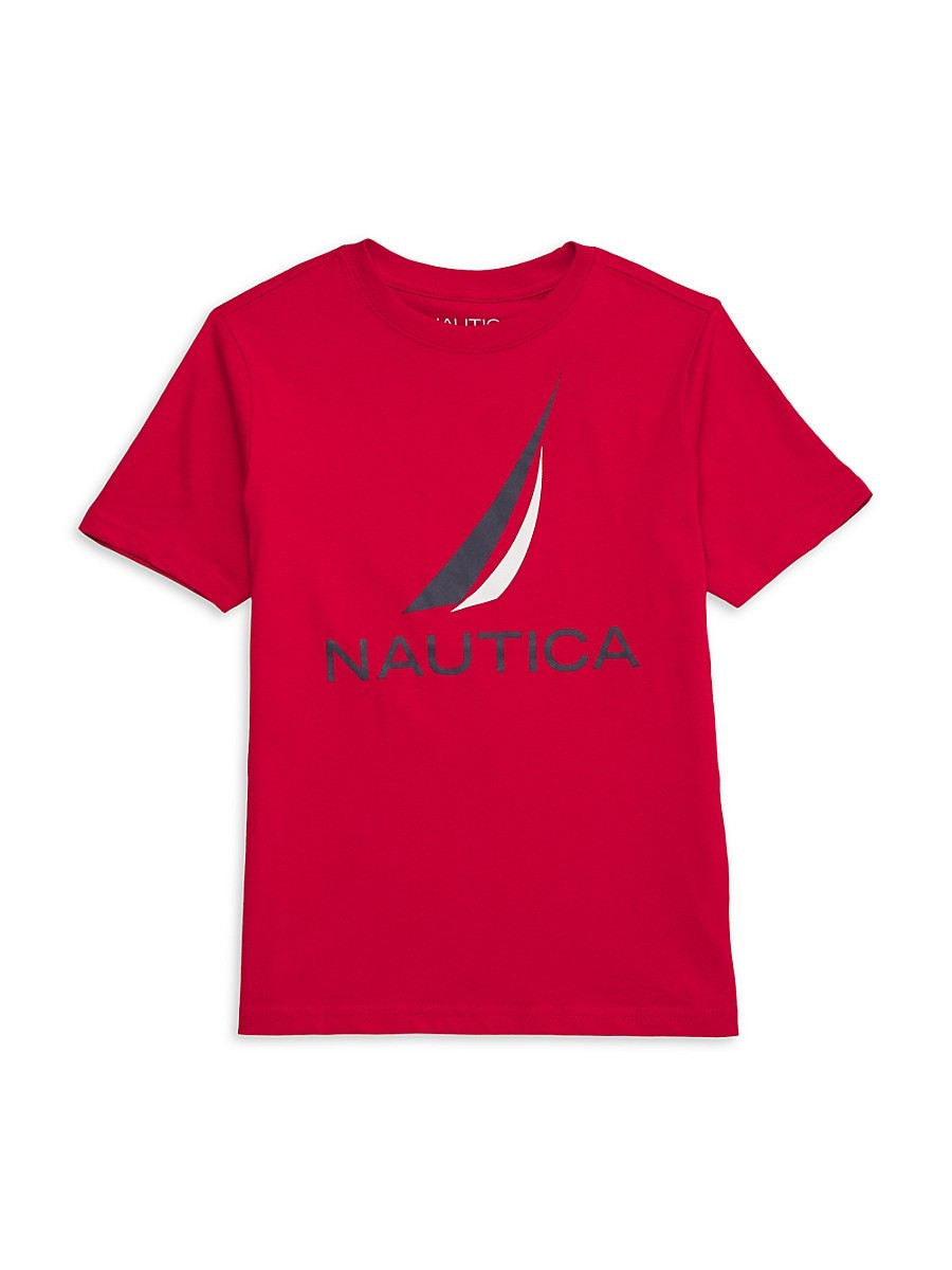 Nautica Boy's Logo Cotton T-Shirt - Red - Size 14-16 | Saks Fifth Avenue OFF 5TH