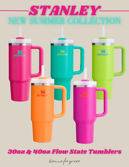 New Stanley tumbler colors!!!! My favorite Stanley drop YET!!!! These colors are so perfect for summer!!!! 

#LTKFindsUnder50 #LTKActive #LTKFitness