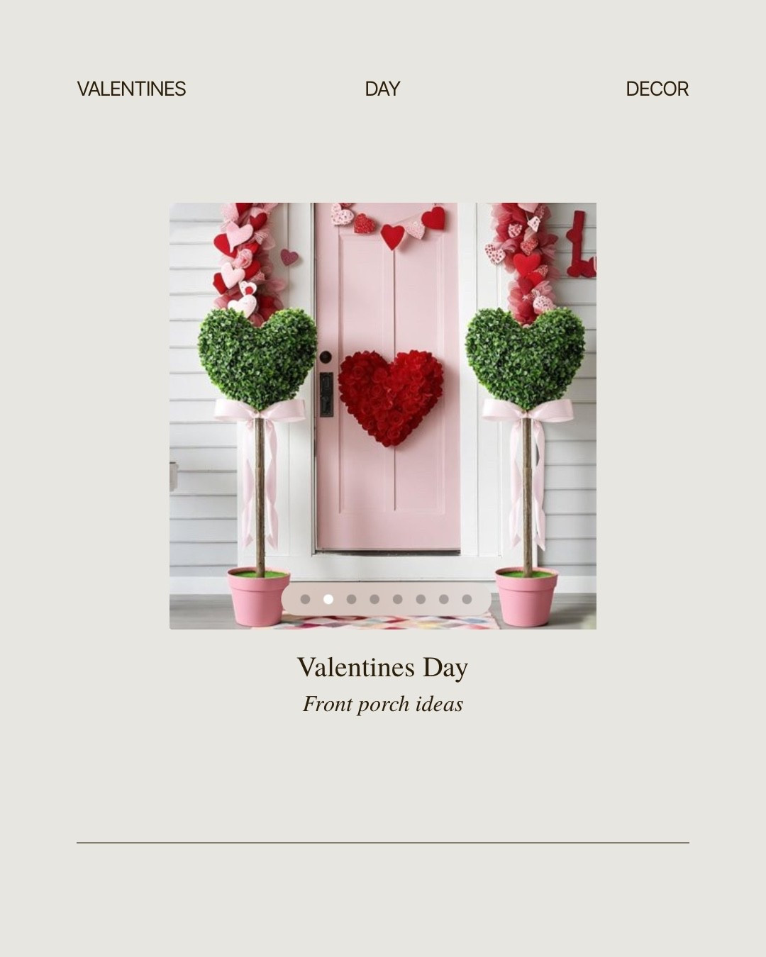 Affordable Valentines Day decor to decorate your front door/house this season! 💕

#LTKFindsUnder50 #LTKSeasonal #LTKHome