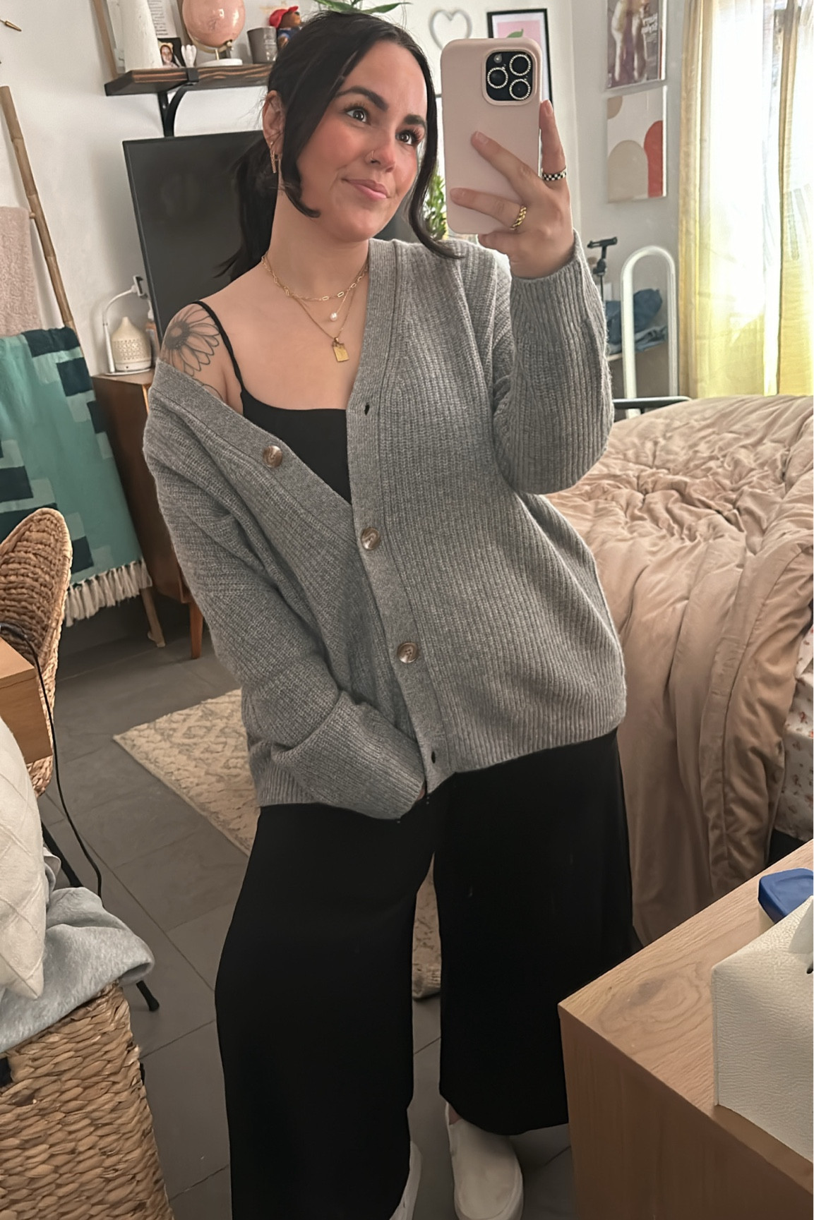 weekend ootd 🤍 wearing a medium in the jumpsuit and small in the sweater!

#LTKSaleAlert #LTKStyleTip #LTKBeauty