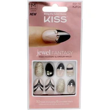 Kiss Products Kiss Jewel Fantasy Glamour Nails, 30 ea | Walmart (US)