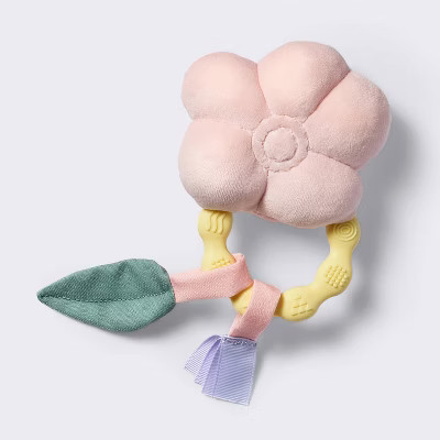 Small Interactive Handheld Rattle Toy - Flower - Cloud Island™ | Target