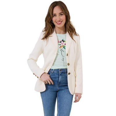 Joe Browns Classic Blazer - 20 W, Ivory | Target