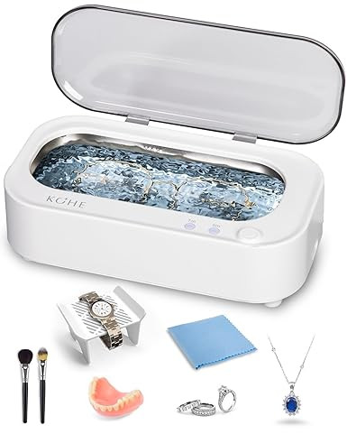 Ultrasonic Cleaner Jewelry Cleaner Machine - 48Khz Silver Cleaner, Ultrasonic Cleaner Machine for... | Amazon (US)