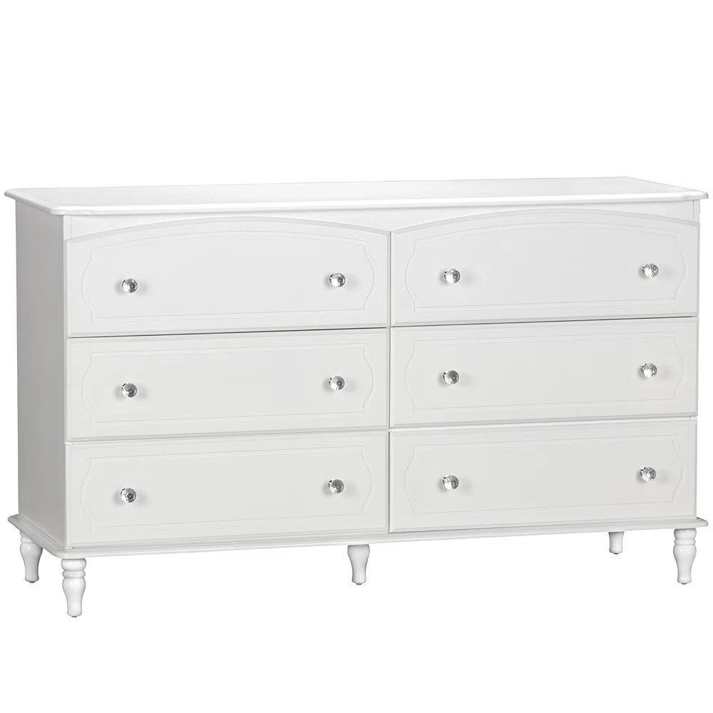 Little Seeds Rowan Valley Laren 6 Drawer Dresser, White | Wayfair North America