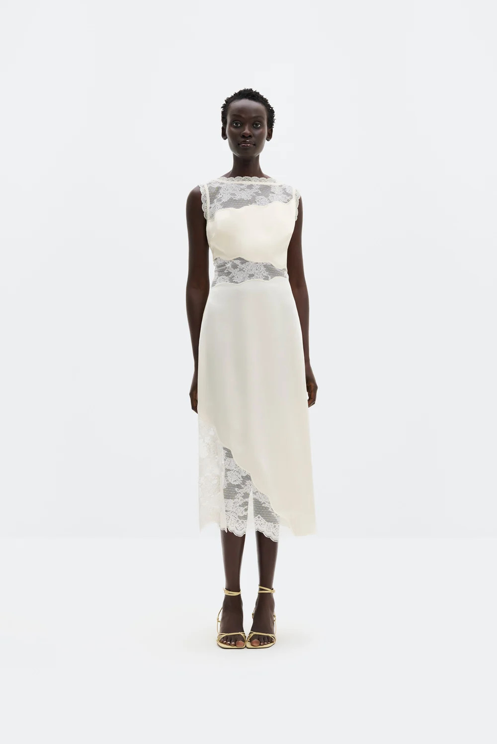 Desire midi dress - Vanilla - MIDI DRESSES | Malina | Occasion designer clothing | Malina
