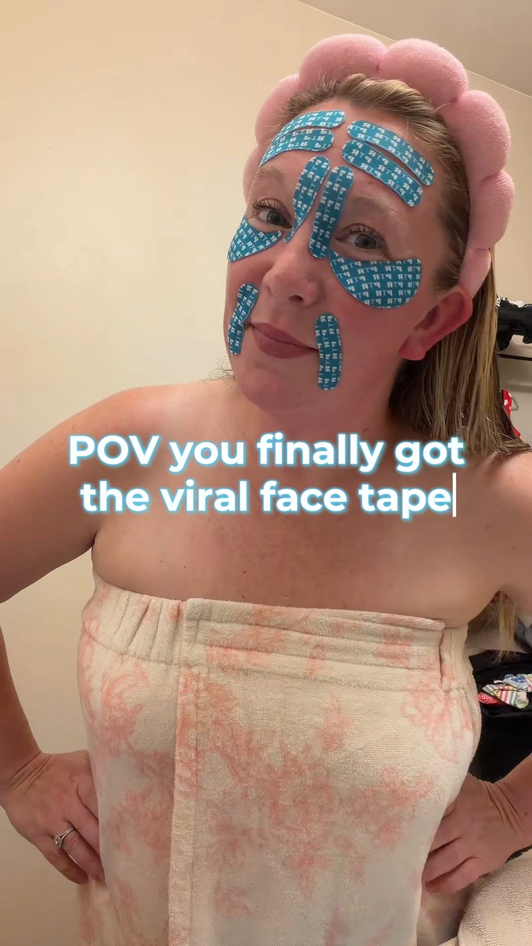 Peter Thomas Roth Face Tape Skincare🩵🧖‍♀️ #peterthomasroth #facetape #wrinklereducer #antiaging #skinjection

#LTKgrwm #LTKBeauty #LTKselfcare