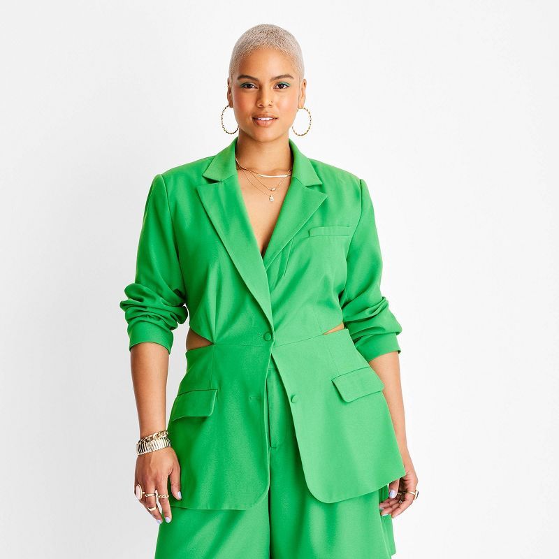 Women's Cut Out Blazer - Future Collective™ with Alani Noelle | Target